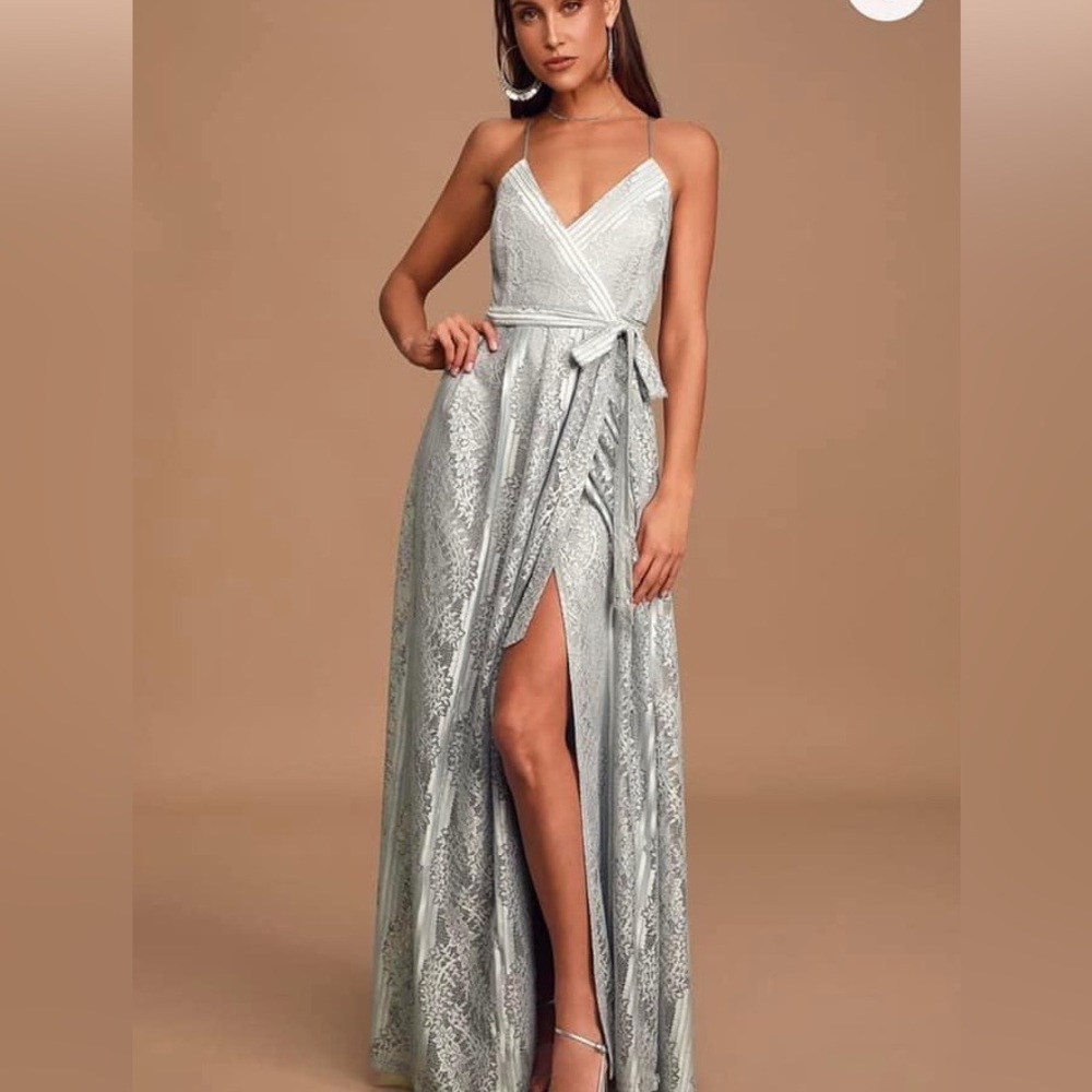 Size Small Wrap Dress from Lulu’s.